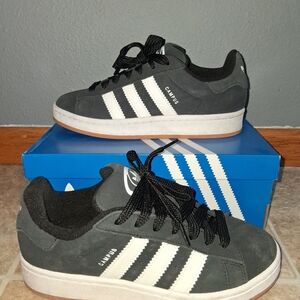 Adidas Campus Gray and White Men's Sneakers